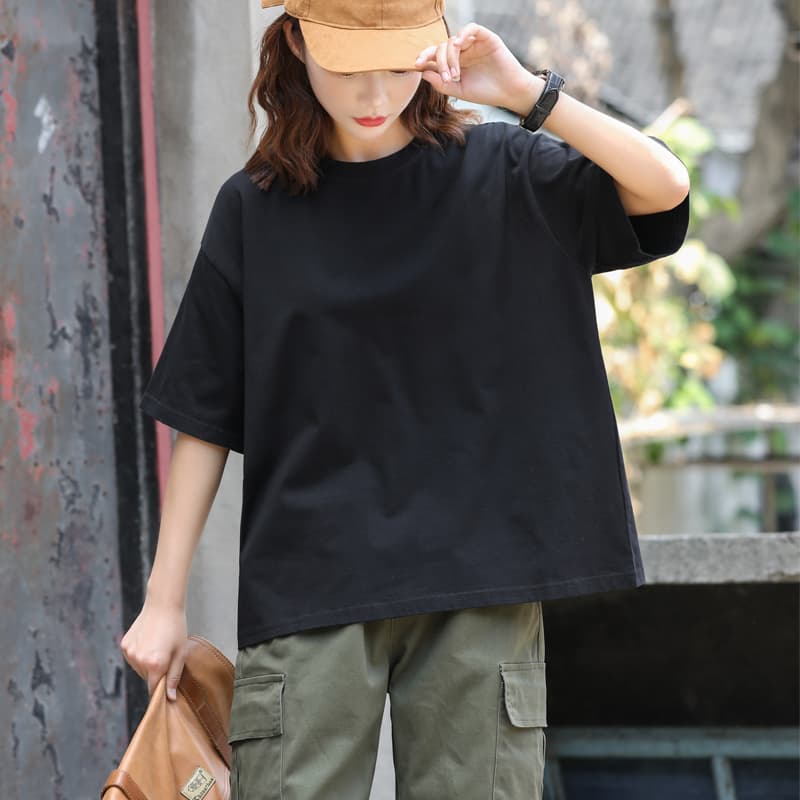 ジェンダーレスファッション ゆとりシルエット くつろぎTシャツ