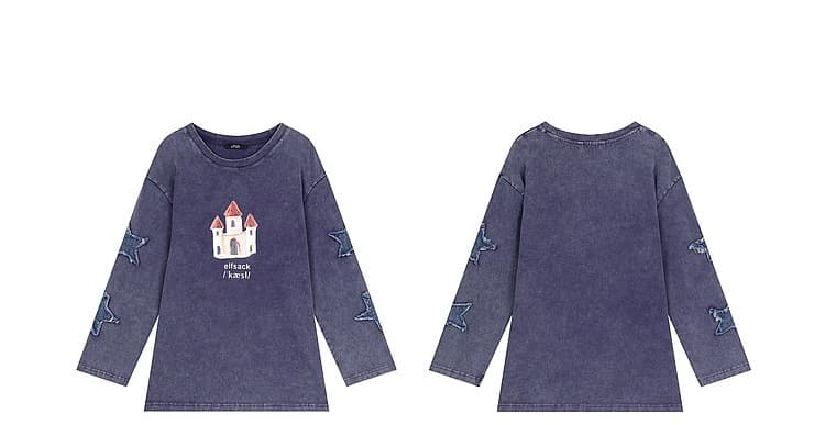 ジェンダーレスファッション ゆったりロングTシャツ