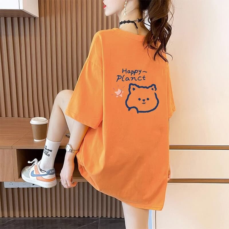 ジェンダーレスファッション 癒し系スマイル ゆるTシャツ