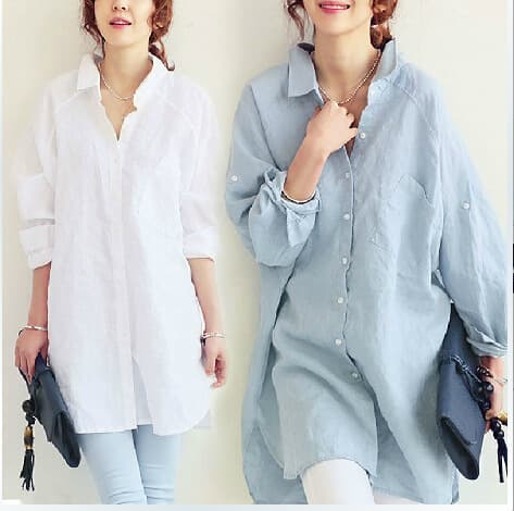 ジェンダーレスファッション ゆったりドロップショルダーシャツ