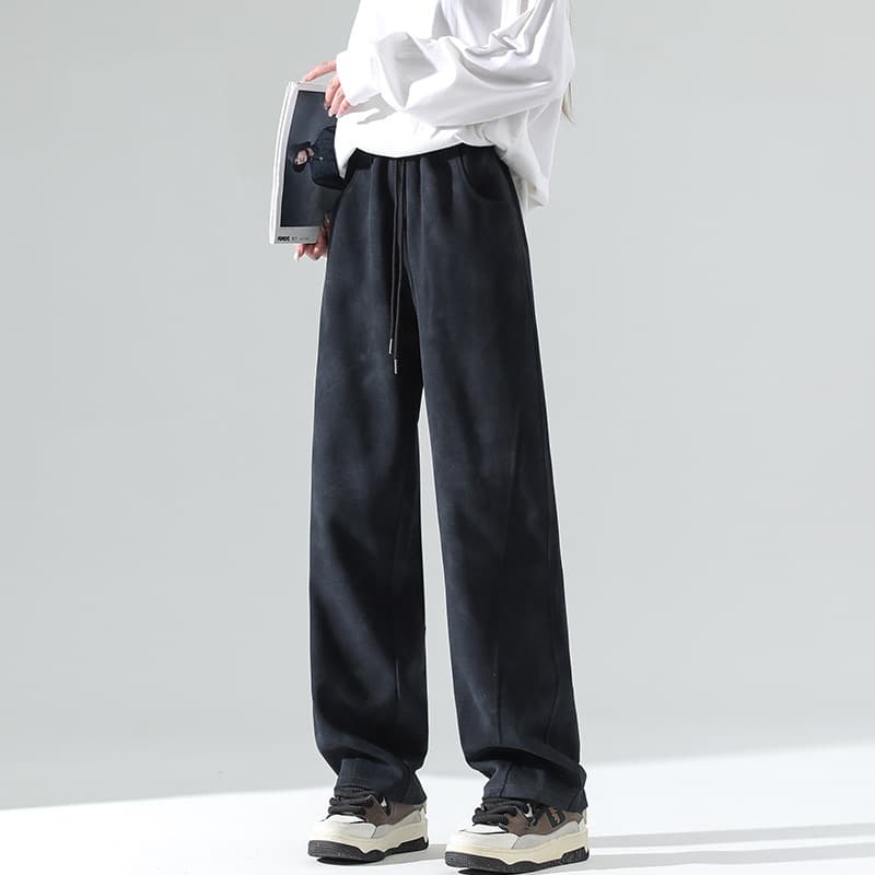 ジェンダーレスファッション リラックスストレートワイドパンツ