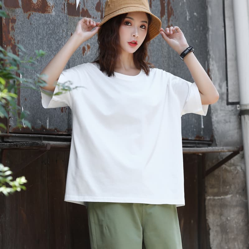 ジェンダーレスファッション ゆとりシルエット くつろぎTシャツ