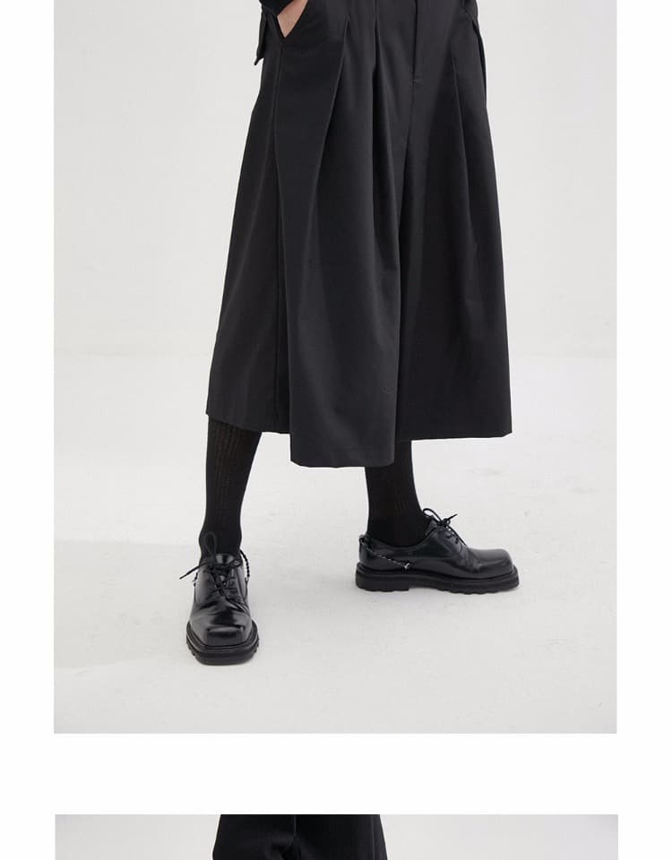 ジェンダーレスファッション ワイドシルエットスカートパンツ